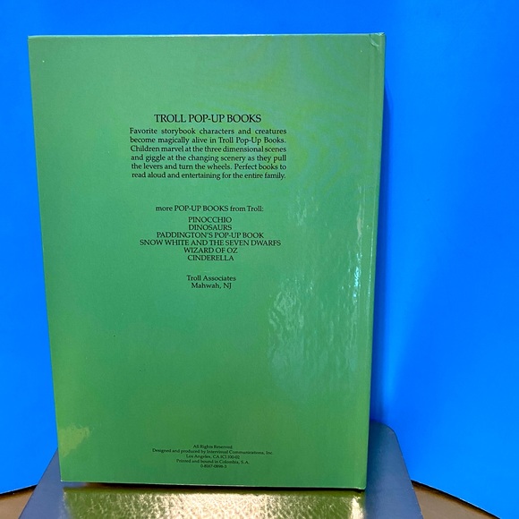 SNOW WHITE AND THE SEVEN DWARFS HARDCOVER COLORFUL POP UP BOOK VTG 90’s - Picture 16 of 16